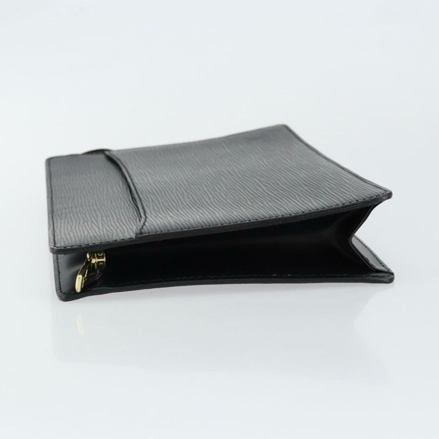 【日本直送】路易威登 Epi Pochette Homme 手拿包黑色 Noir M52522 LV 正品 ep11385-3