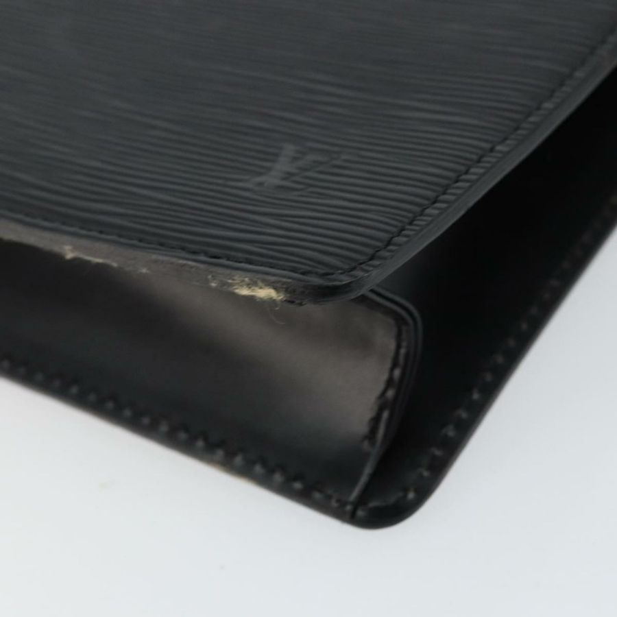 【日本直送】路易威登 Epi Pochette Homme 手拿包黑色 Noir M52522 LV 正品 ep11385-6