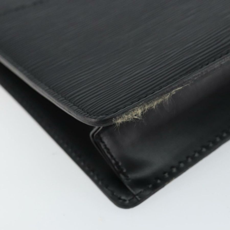【日本直送】路易威登 Epi Pochette Homme 手拿包黑色 Noir M52522 LV 正品 ep11385-13