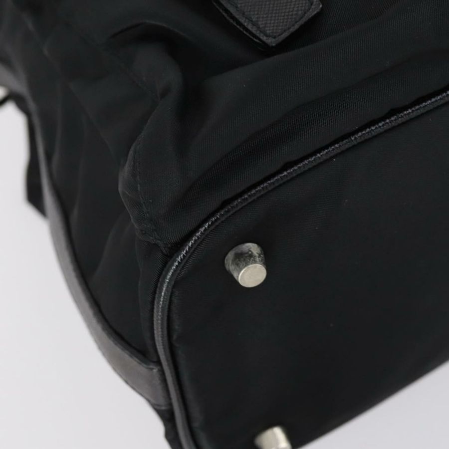 【日本直送】PRADA 單肩包 尼龍 黑色 銀色 正品 147531-13