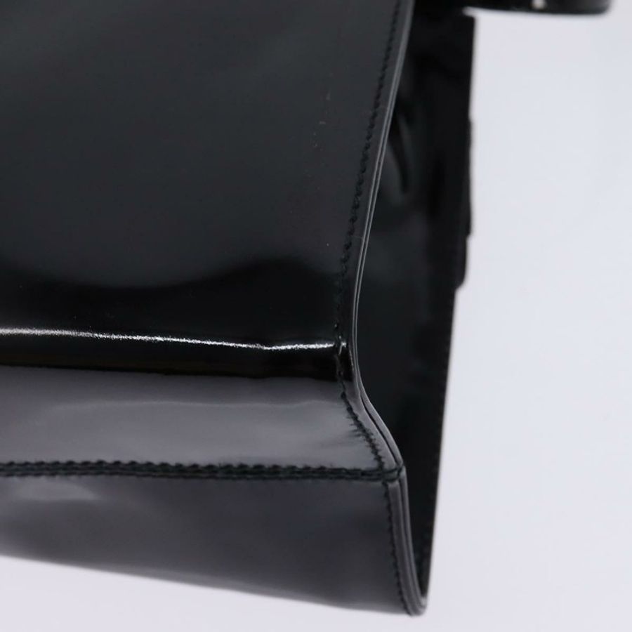 【日本直送】Salvatore Ferragamo Vala 琺瑯雙面手提包,黑色金色,正品編號 147507-8