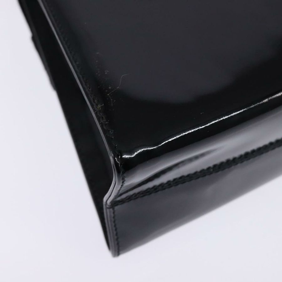 【日本直送】Salvatore Ferragamo Vala 琺瑯雙面手提包,黑色金色,正品編號 147507-17