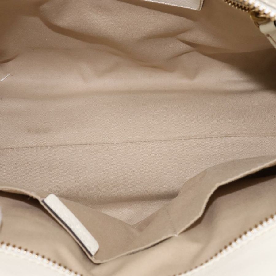 【日本直送】BURBERRY Nova 格紋手提包 PVC 皮革 兩用 米色 金色 正品 147477-10