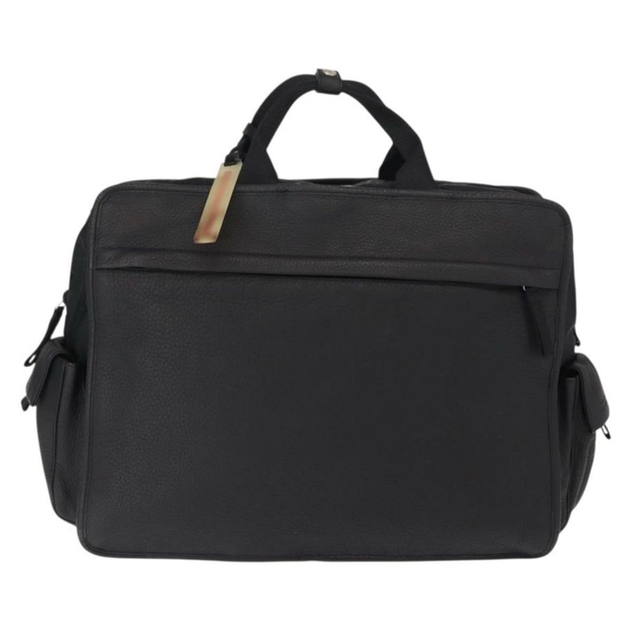 【日本直送】PRADA 運動手提包 尼龍皮革 黑色 銀色 正品 gh1071-1