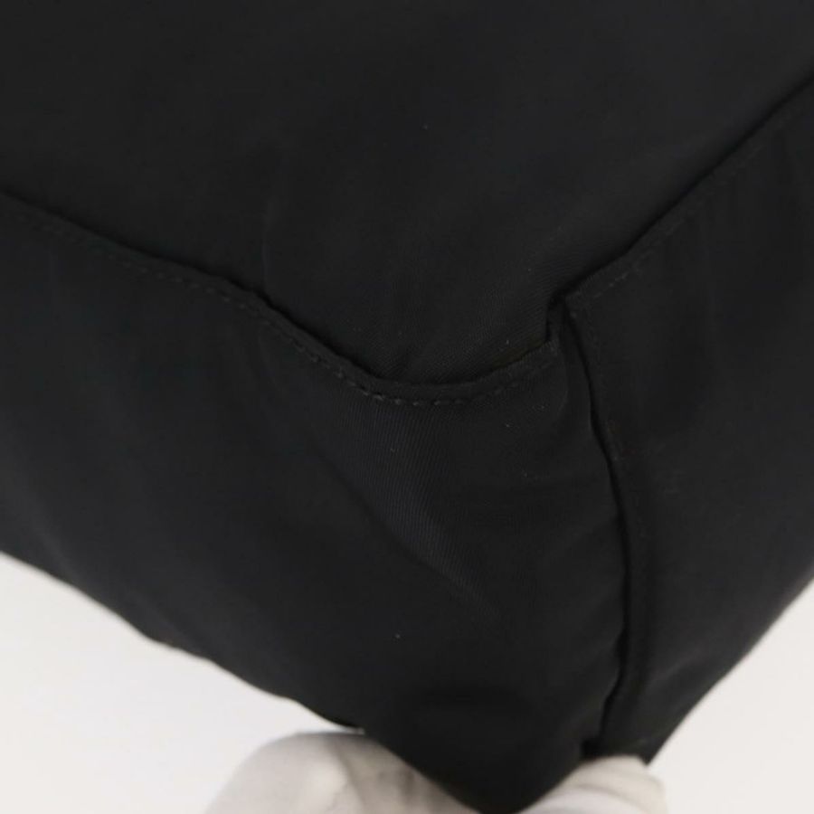【日本直送】PRADA 尼龍托特包 黑色 銀色 正品 gh1067-8