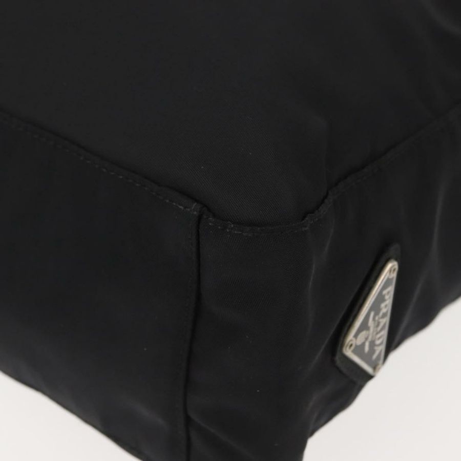 【日本直送】PRADA 尼龍托特包 黑色 銀色 正品 gh1067-13