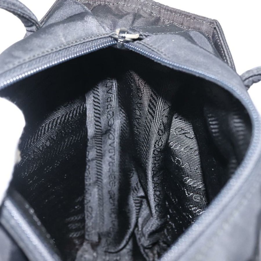 【日本直送】PRADA 尼龍托特包 黑色 銀色 正品 gh1067-18