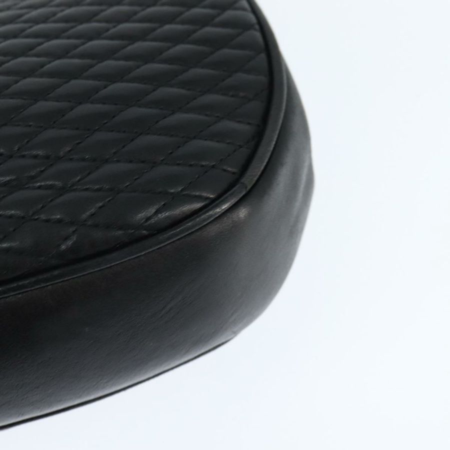 【日本直送】BALLY 絎縫鏈條單肩包 皮革 黑色 金色 正品 gh1162-15