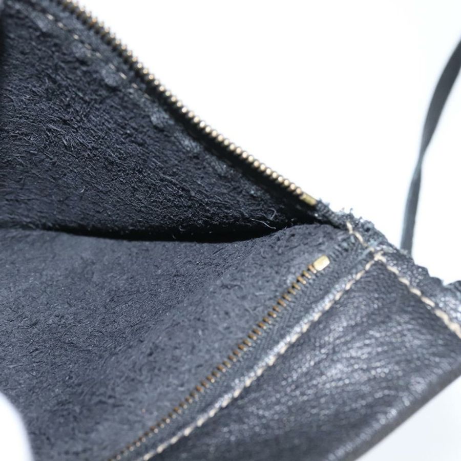 【日本直送】FENDI 黑色金色皮革雙肩包,貨號 149132-25