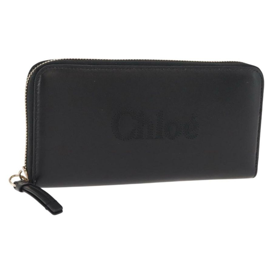 【日本直送】Chloe Sense 皮夾 皮革 黑色 正品 148478-0