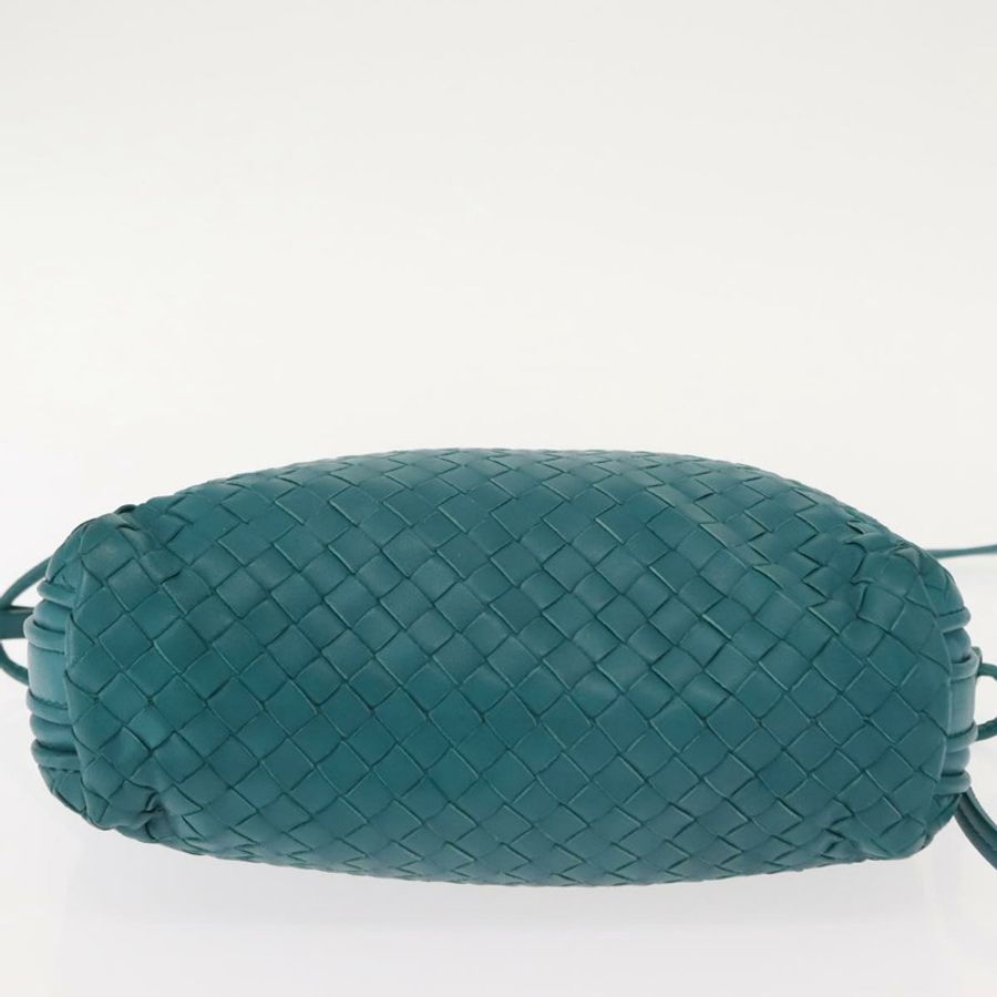 【日本直送】BOTTEGA VENETA INTRECCIATO 皮革單背包,土耳其藍,正品 148399-9