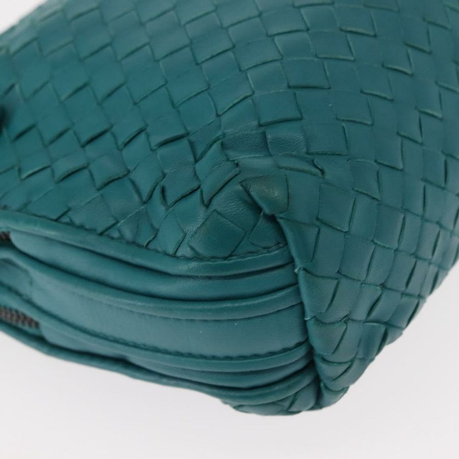 【日本直送】BOTTEGA VENETA INTRECCIATO 皮革單背包,土耳其藍,正品 148399-10