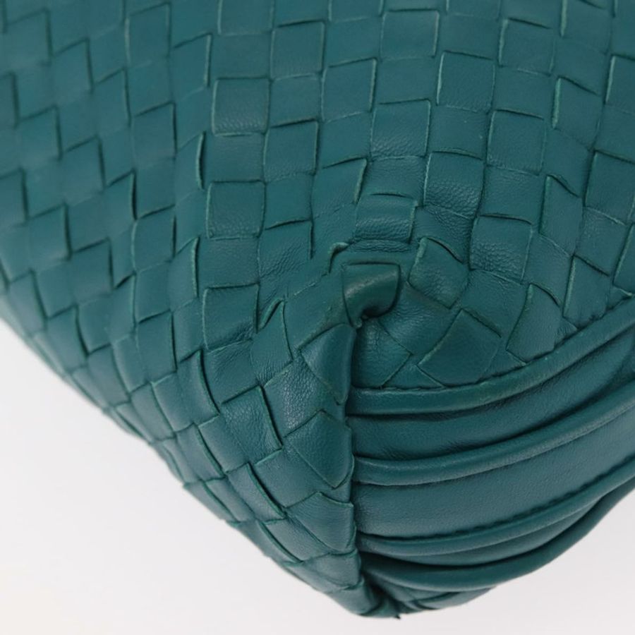 【日本直送】BOTTEGA VENETA INTRECCIATO 皮革單背包,土耳其藍,正品 148399-11