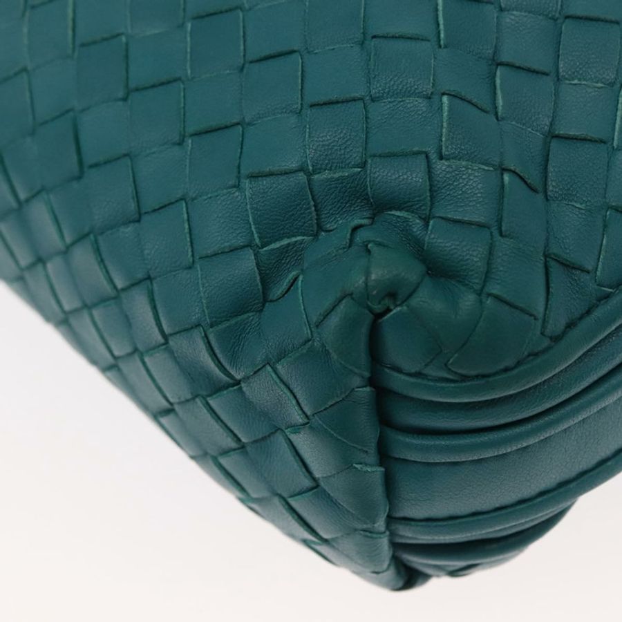 【日本直送】BOTTEGA VENETA INTRECCIATO 皮革單背包,土耳其藍,正品 148399-13