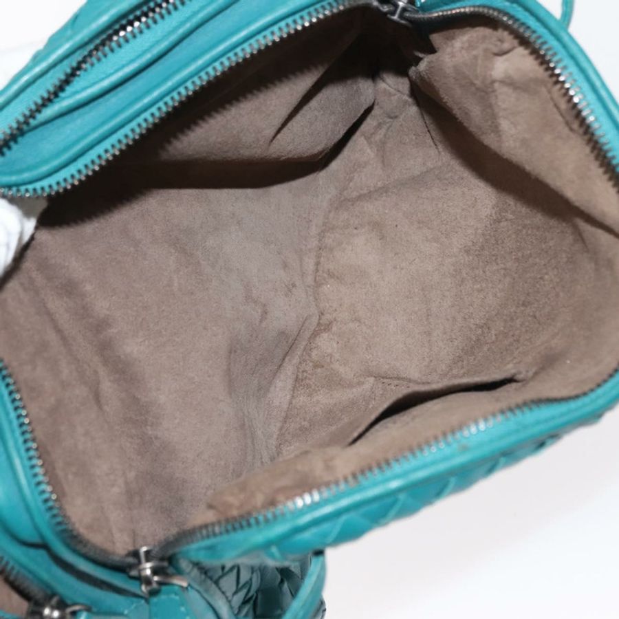 【日本直送】BOTTEGA VENETA INTRECCIATO 皮革單背包,土耳其藍,正品 148399-19