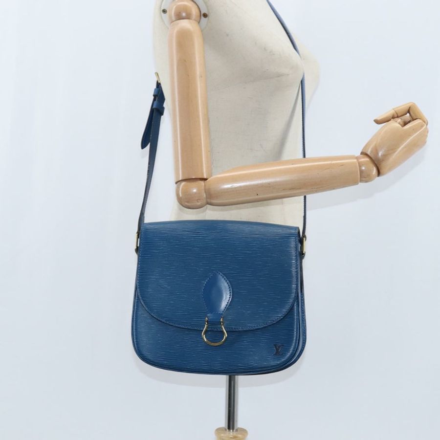 【日本直送】路易威登 Epi Saint Cloud GM 單背包,托萊多藍,M52195,LV 正品,編號 150254-21