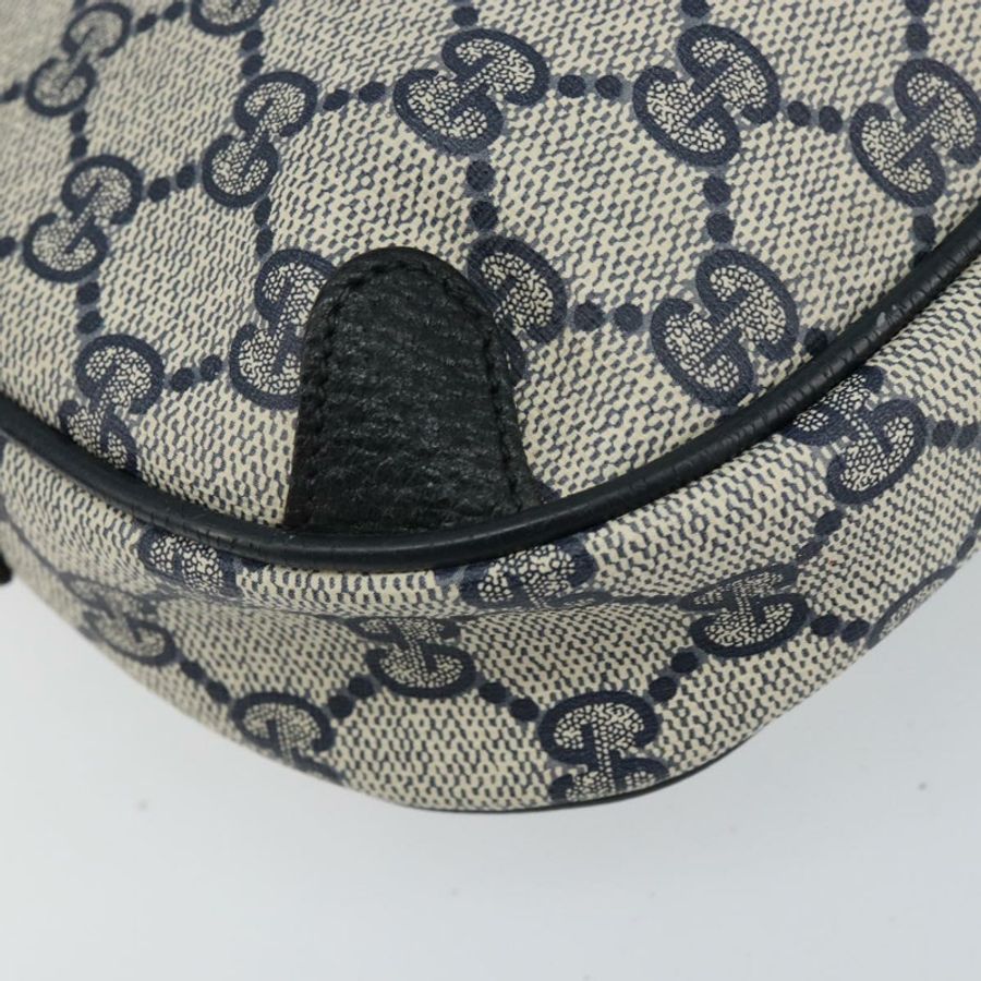 【日本直送】GUCCI GG Supreme Sherry Line 單肩包 PVC 海軍藍/紅色 89 02 066 正品 150546-12