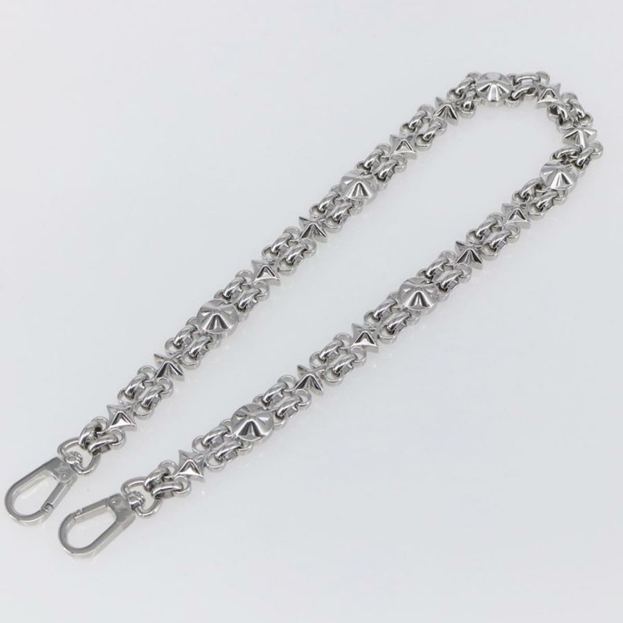 【日本直送】路易威登金屬鏈條肩帶，23.6英寸，銀色，LV正品，貨號150795-1