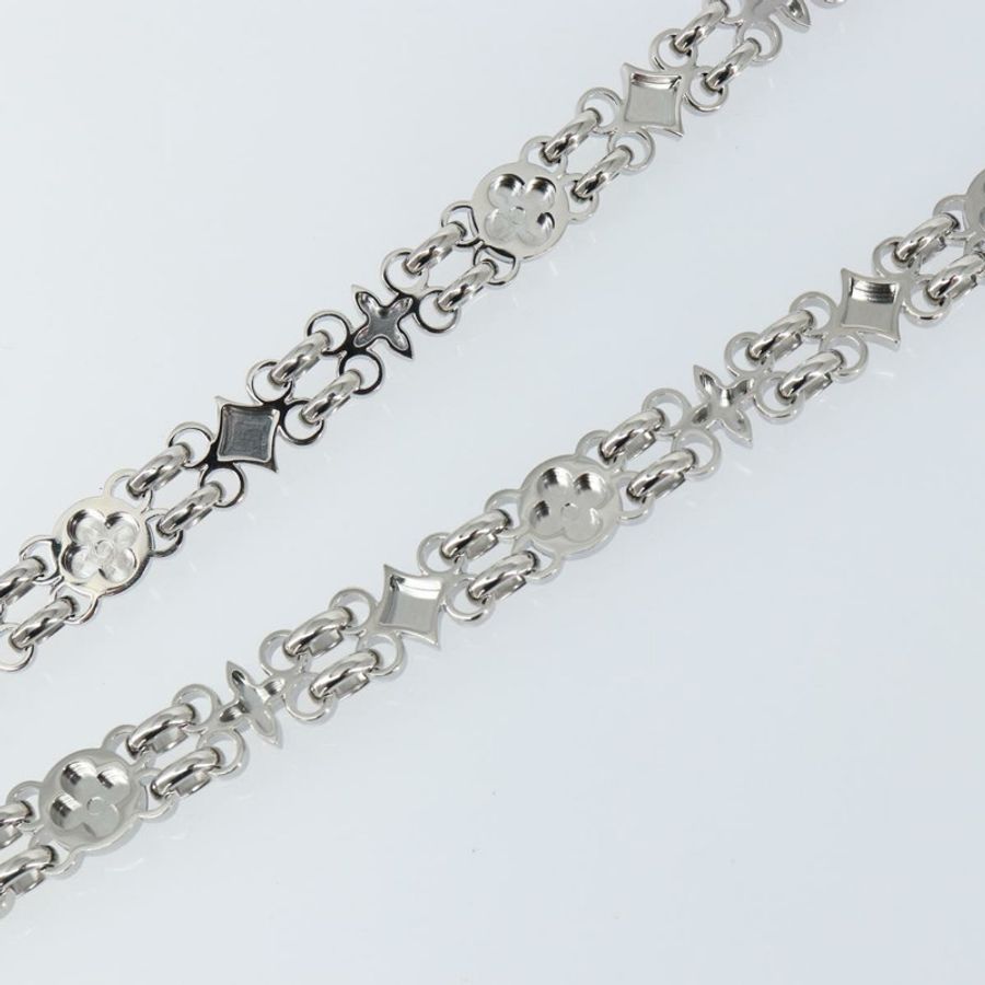 【日本直送】路易威登金屬鏈條肩帶,25.6英寸,銀色,LV正品,貨號150636-7