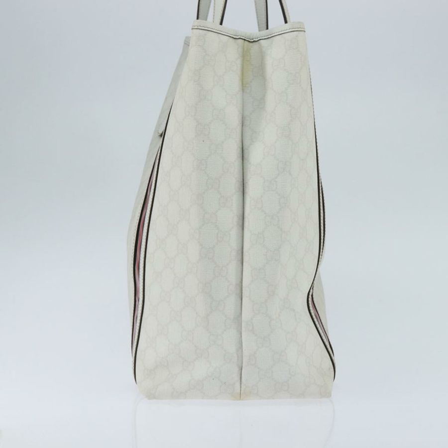 【日本直送】GUCCI GG Supreme Sherry Line 手提包 PVC 皮革 紅白海軍藍 正品 bs30498-4