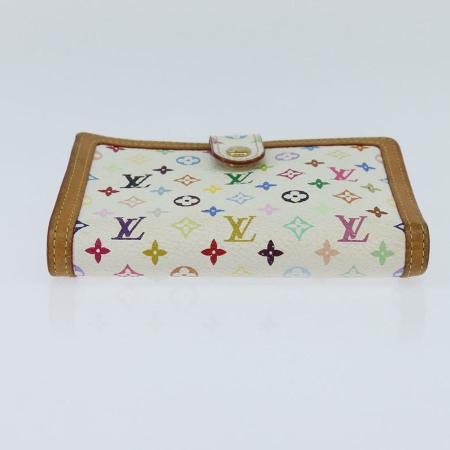 【日本直送】路易威登 多色 Porte Monnaie Viennois 皮夾白色 M92987 正品 151172-5