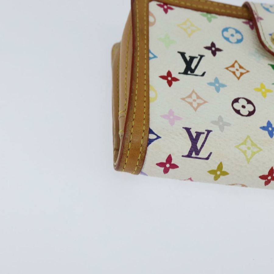【日本直送】路易威登 多色 Porte Monnaie Viennois 皮夾白色 M92987 正品 151172-6