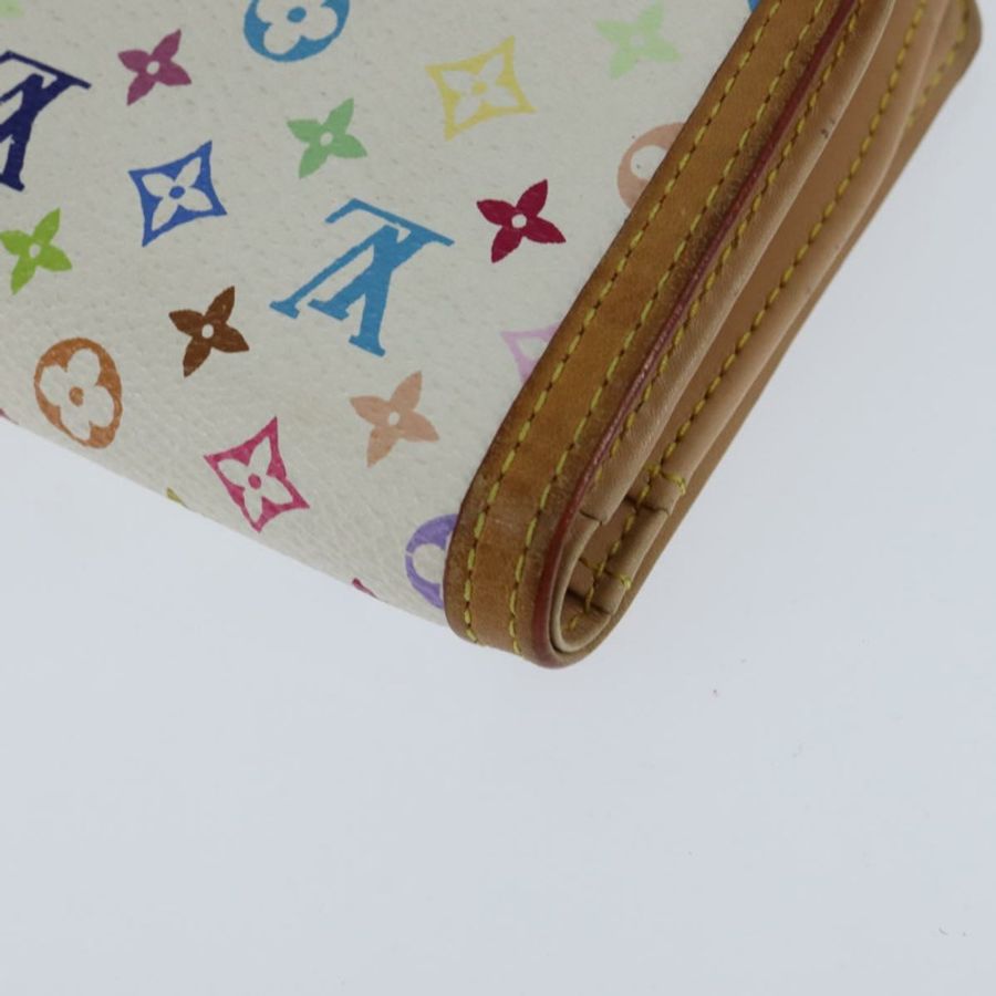 【日本直送】路易威登 多色 Porte Monnaie Viennois 皮夾白色 M92987 正品 151172-15