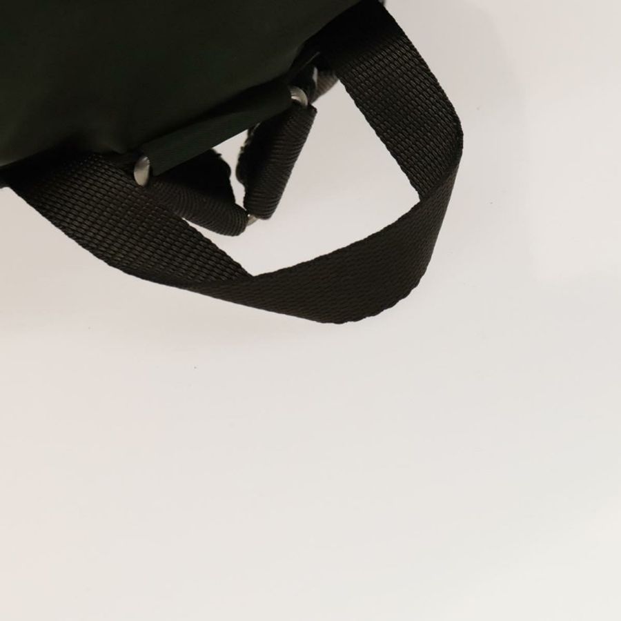 【日本直送】PRADA 雙肩包 尼龍 卡其色 銀色 正品 ki5908-6