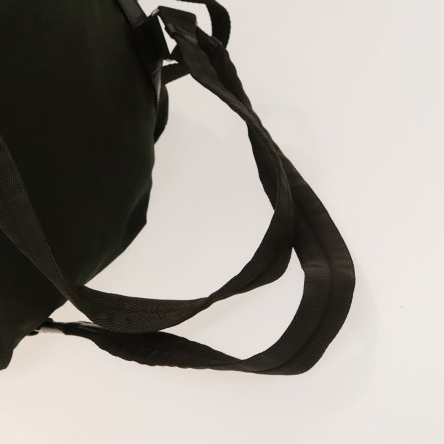 【日本直送】PRADA 雙肩包 尼龍 卡其色 銀色 正品 ki5908-7