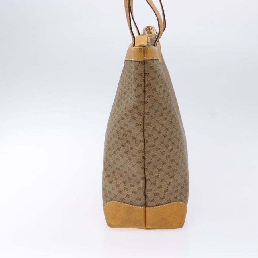 【日本直送】GUCCI Micro GG Supreme 手提包 PVC 米色 金色 正品 ki5973-2