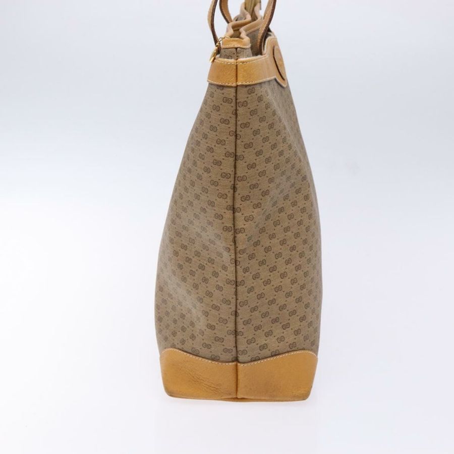 【日本直送】GUCCI Micro GG Supreme 手提包 PVC 米色 金色 正品 ki5973-3