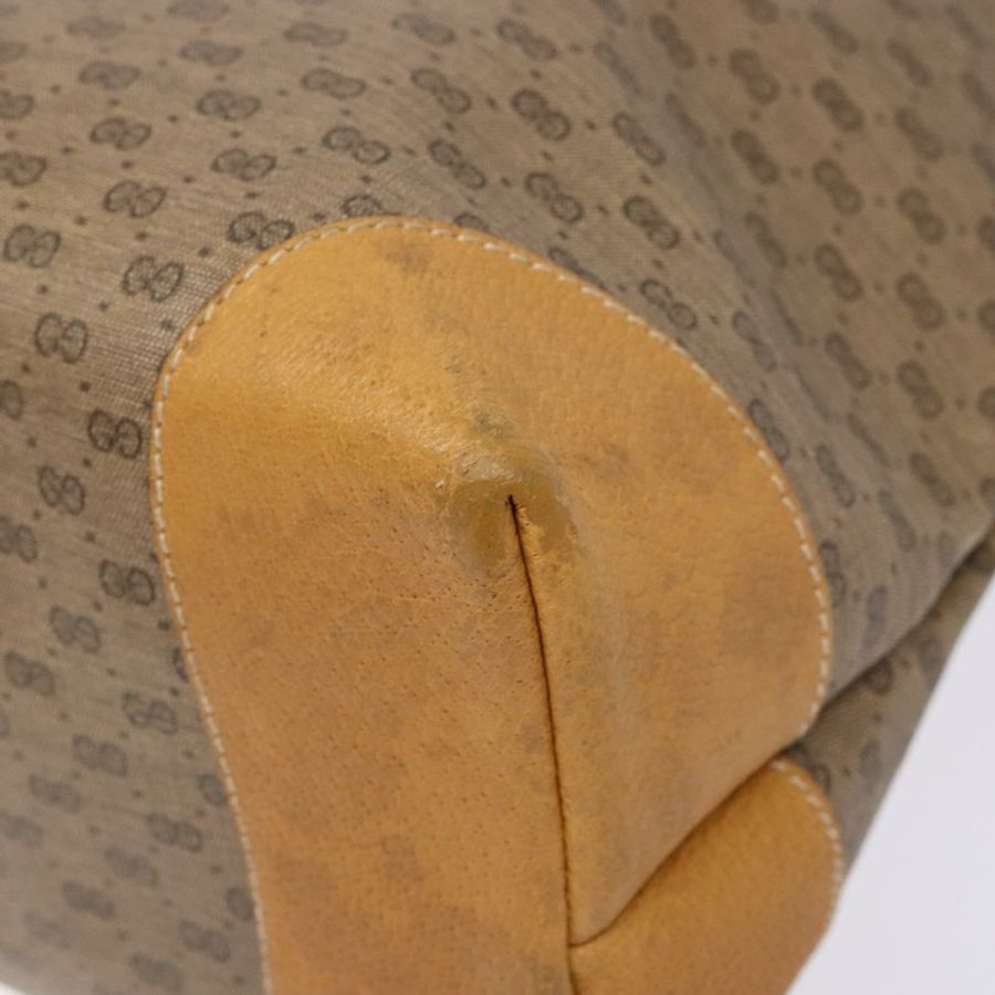 【日本直送】GUCCI Micro GG Supreme 手提包 PVC 米色 金色 正品 ki5973-7