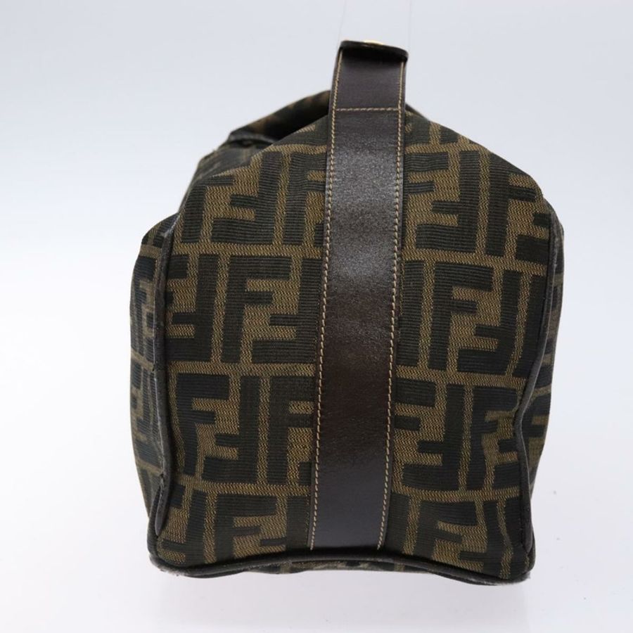【日本直送】FENDI Zucca帆布化妝包 黑色 棕色 正品 139093-2