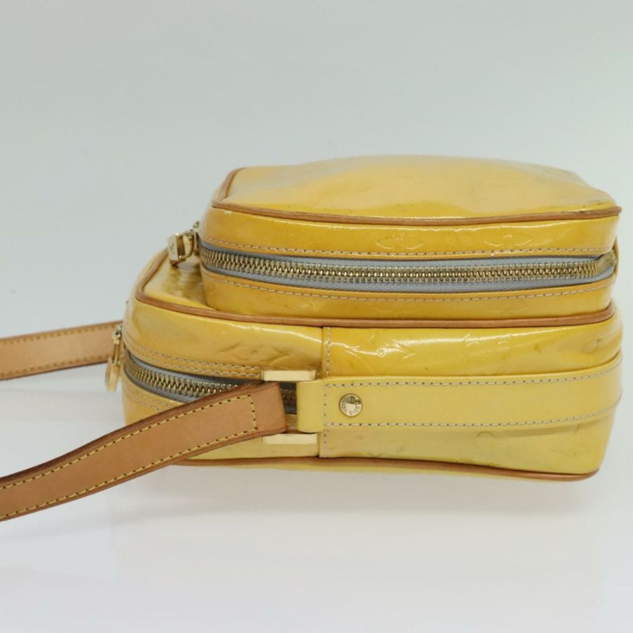 【日本直送】路易威登 Monogram Vernis Wooster 肩背包 灰色 M91036 LV Auth 139931-2