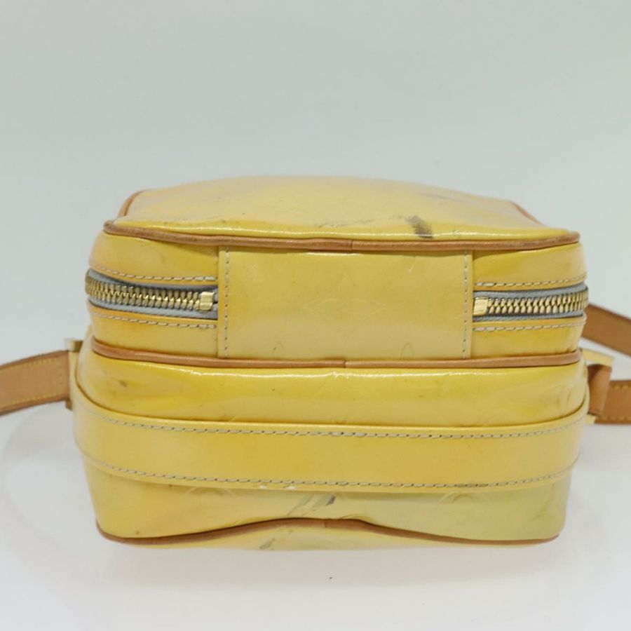 【日本直送】路易威登 Monogram Vernis Wooster 肩背包 灰色 M91036 LV Auth 139931-4