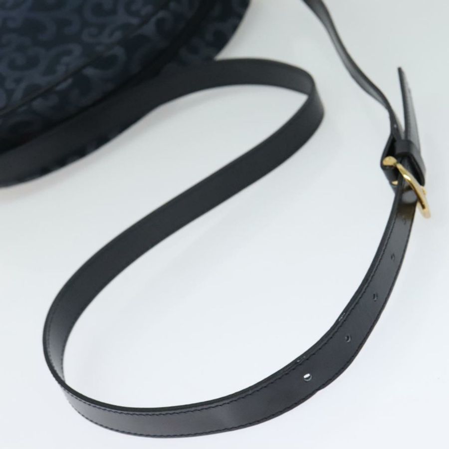 【日本直送】SAINT LAURENT 單肩帆布包 海軍藍 金色 正品 bs28993-6