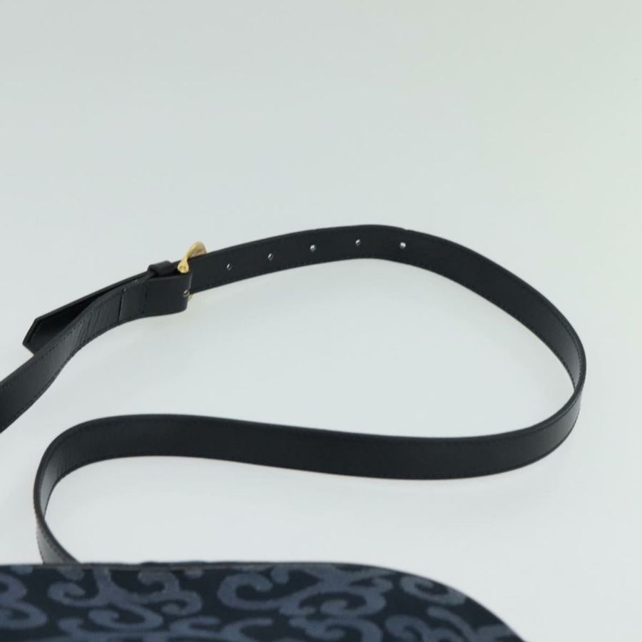 【日本直送】SAINT LAURENT 單肩帆布包 海軍藍 金色 正品 bs28993-13