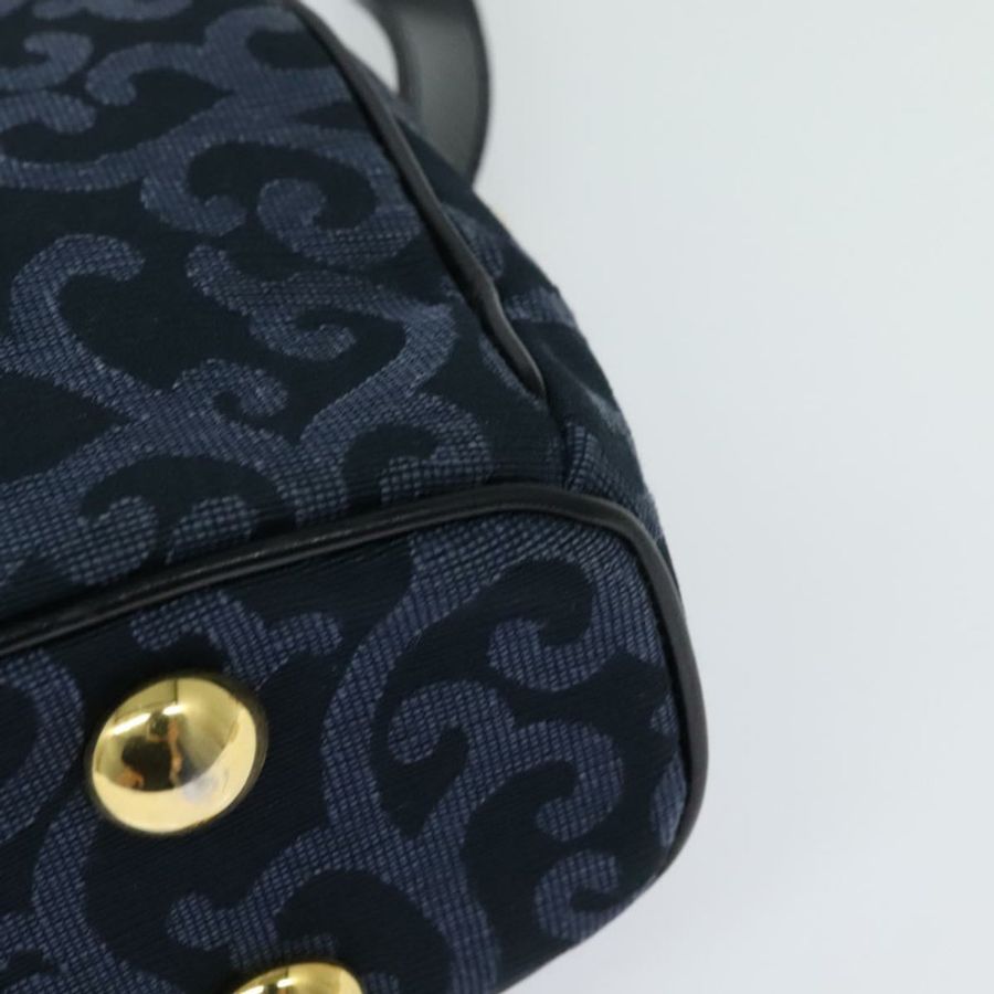 【日本直送】SAINT LAURENT 單肩帆布包 海軍藍 金色 正品 bs28993-16