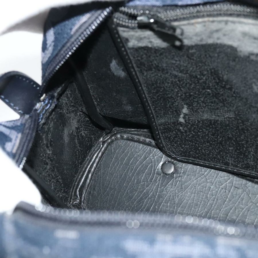【日本直送】SAINT LAURENT 單肩帆布包 海軍藍 金色 正品 bs28993-18