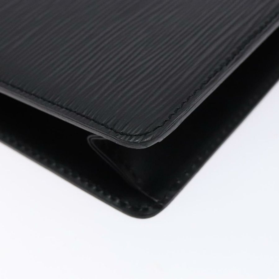 【日本直送】路易威登 Epi Pochette Homme 手拿包黑色 Noir M52522 LV 正品 fm4856-13