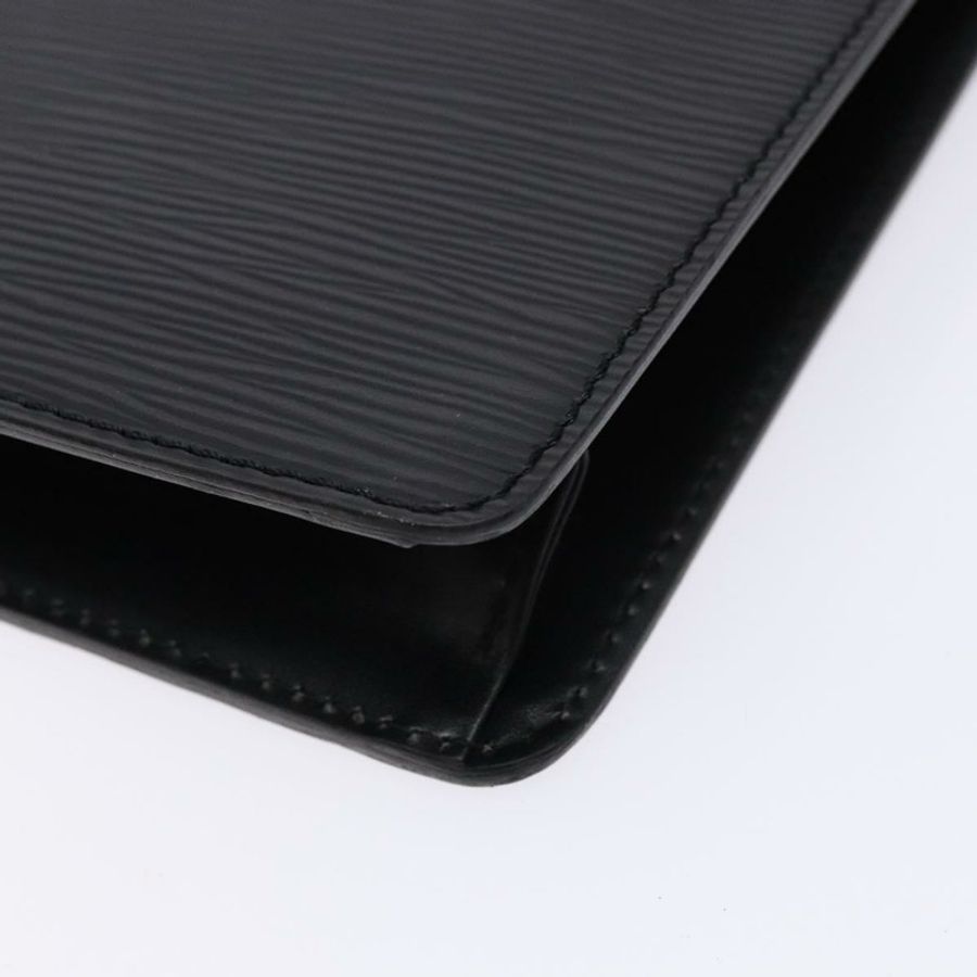 【日本直送】路易威登 Epi Pochette Homme 手拿包黑色 Noir M52522 LV 正品 fm4856-14