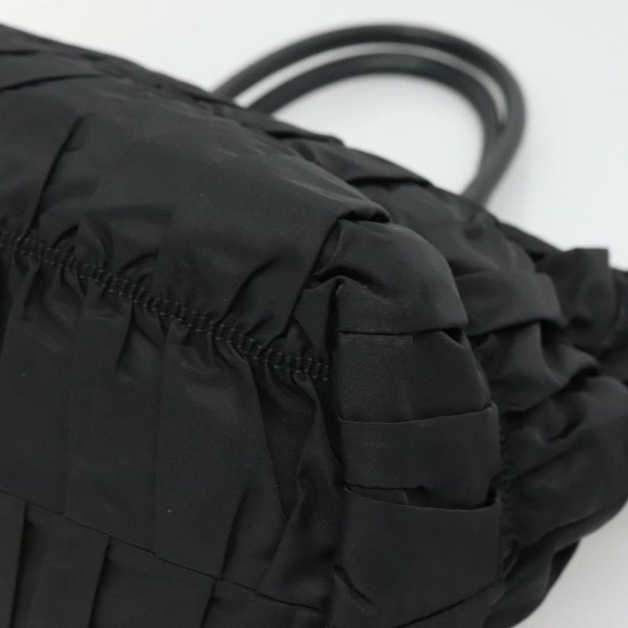 【日本直送】PRADA 尼龍托特包 黑色 銀色 正品 ep10543-14