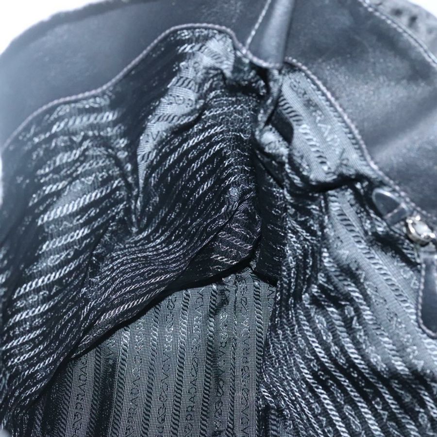 【日本直送】PRADA 尼龍托特包 黑色 銀色 正品 ep10543-19