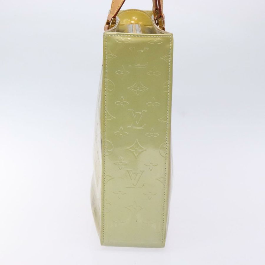 【日本直送】路易威登 Monogram Vernis Columbus 灰色手提包 M91028 LV Auth 141489-3