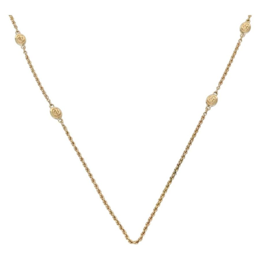 【日本直送】Christian Dior 項鍊 金屬 金 Auth bs29176-0
