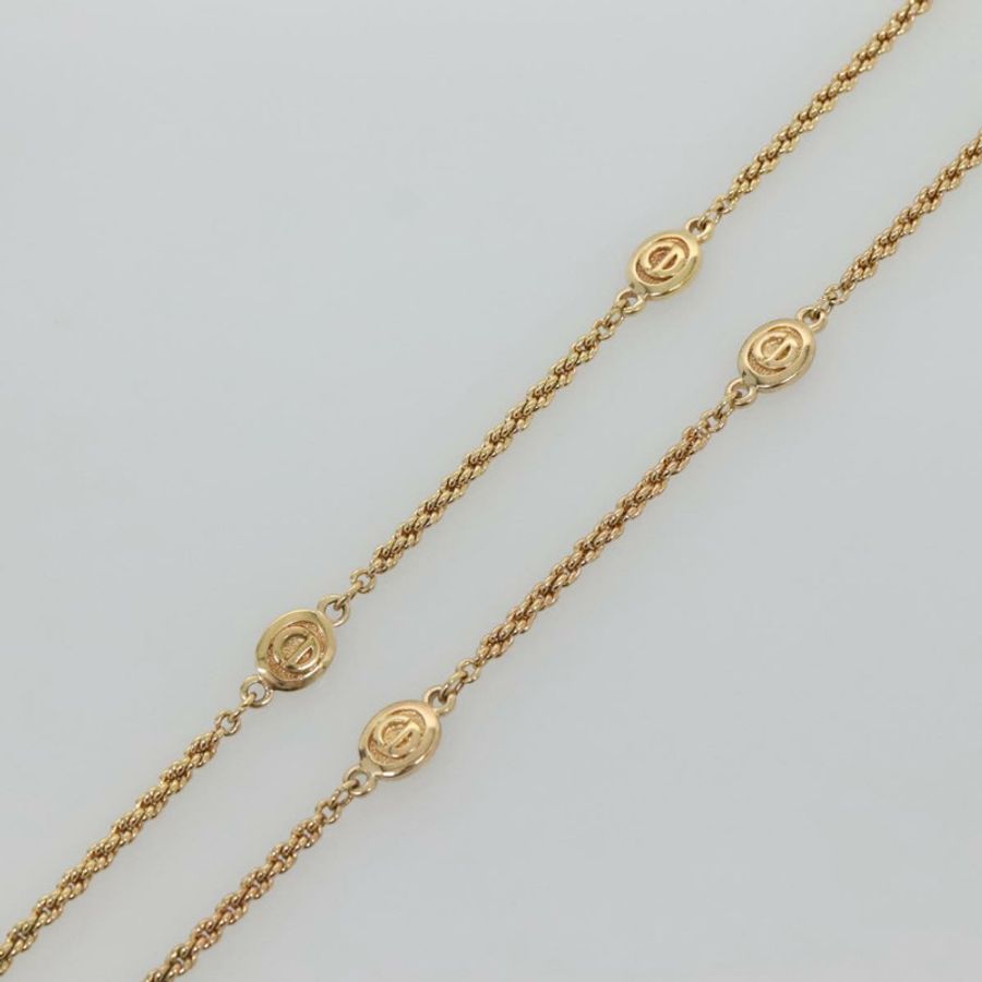 【日本直送】Christian Dior 項鍊 金屬 金 Auth bs29176-3