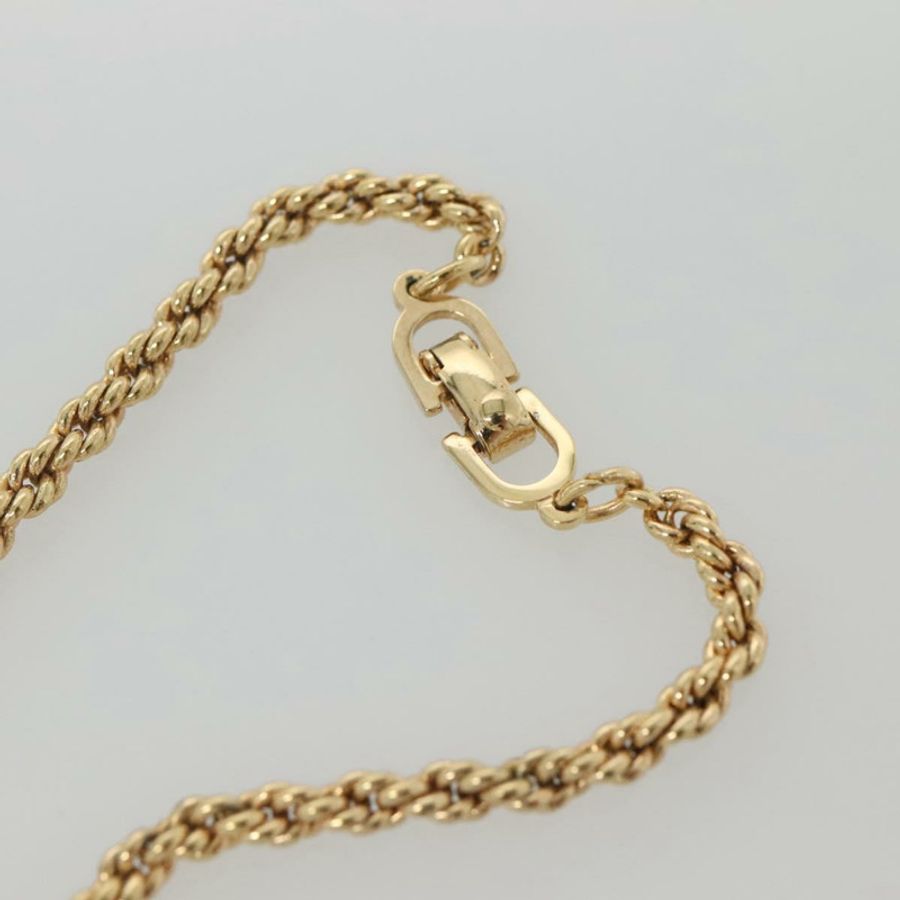 【日本直送】Christian Dior 項鍊 金屬 金 Auth bs29176-6
