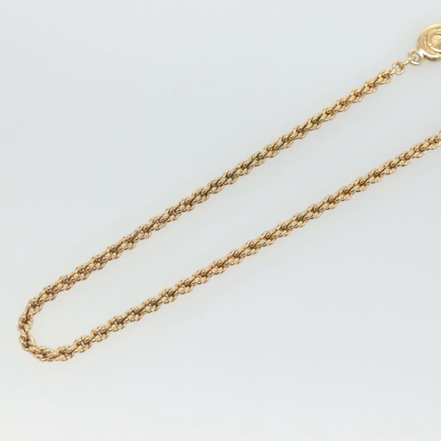 【日本直送】Christian Dior 項鍊 金屬 金 Auth bs29176-7