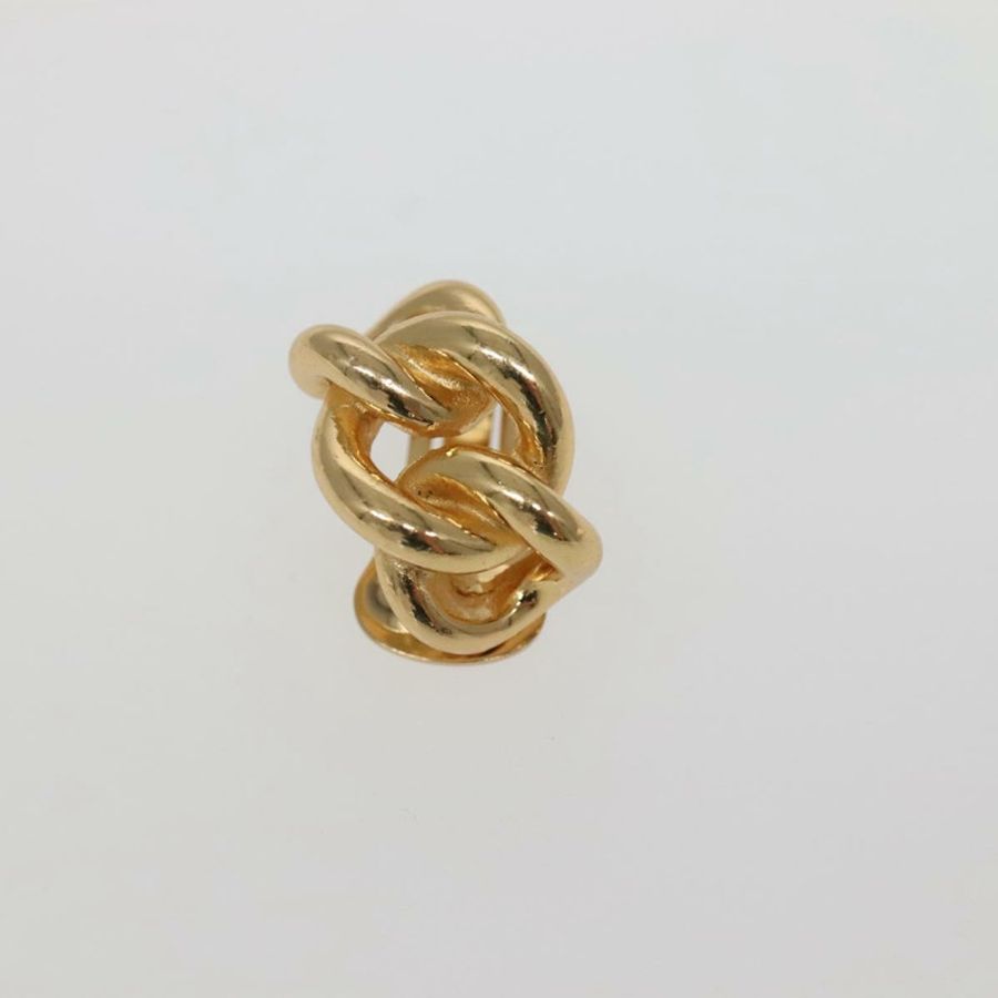 【日本直送】Christian Dior 耳環 金屬 金 Auth bs29162-1