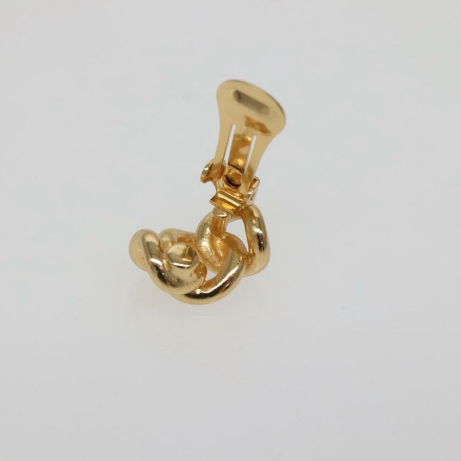 【日本直送】Christian Dior 耳環 金屬 金 Auth bs29162-3